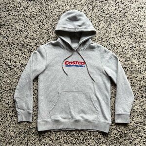 Costco Wholesale Logo Hoodie Grey Pullover